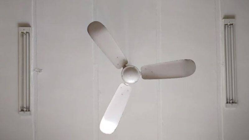 school student injured fan crashes in andhra