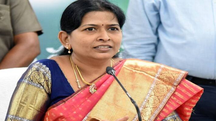 ap home minister taneti vanitha reacts on ysrcp mp gorantla madhav video call ap home minister taneti vanitha reacts on ysrcp mp gorantla madhav video call