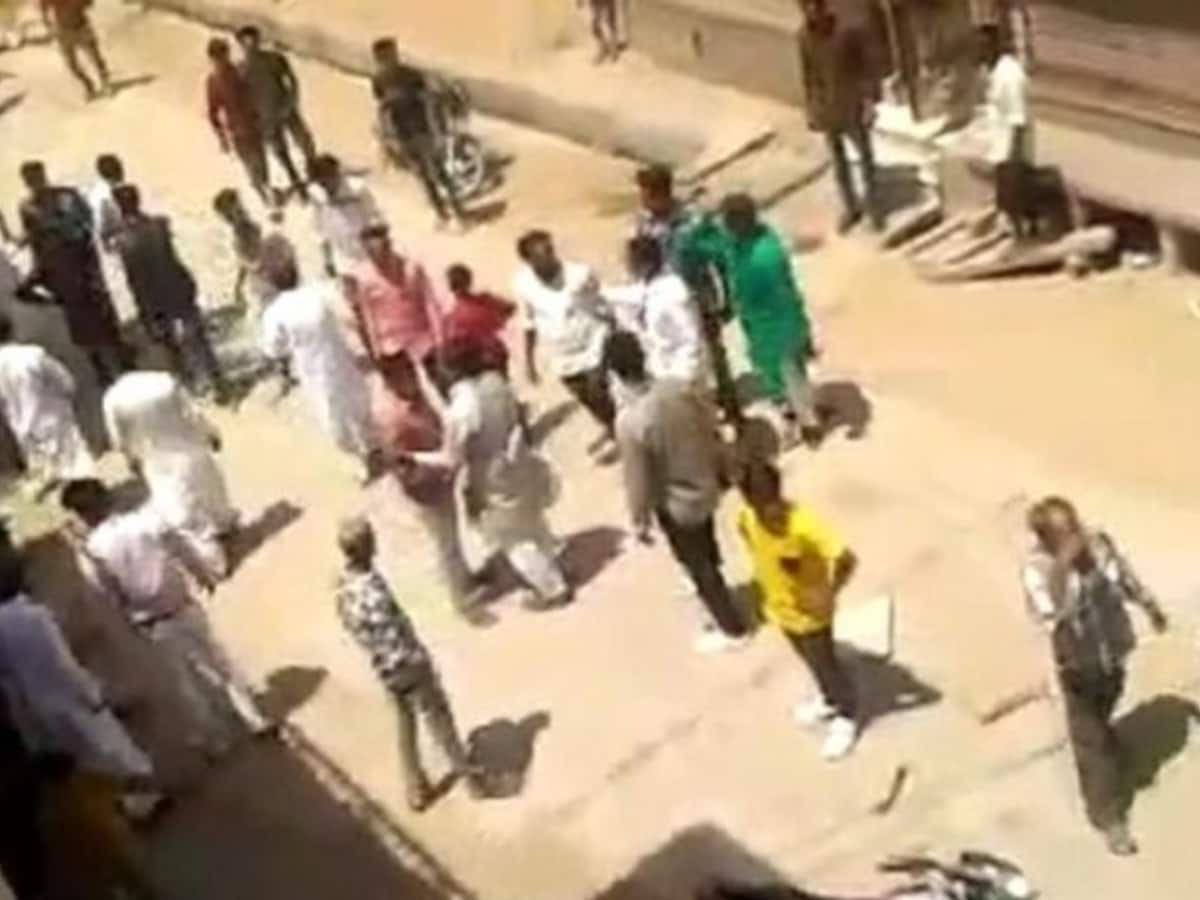 After Jodhpur, there was violence in Nagaur too, people clashed during the celebration of Eid, pelted stones at each other
