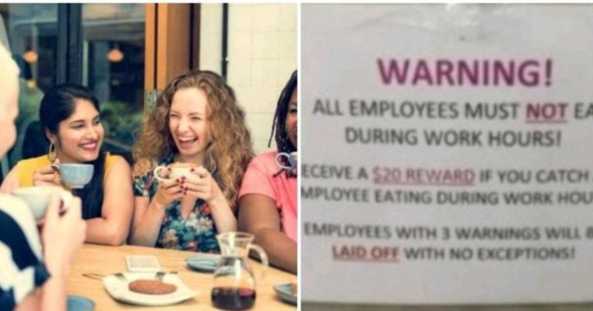 பணி நேரத்தில் உணவு அருந்தும் ஊழியர்களை பிடித்து கொடுத்தால் ரூ.1500 சன்மானம்..? அதிர்ச்சியில் ஊழியர்கள்..