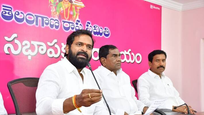 minister srinivas goud firing with police gun at freedom rally, video goes viral minister srinivas goud firing with police gun at freedom rally, video goes viral