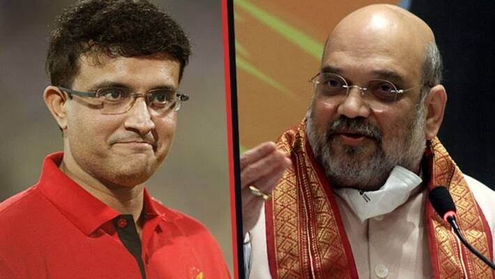 BCCI president sourav ganguly meets PM Modi and Amit shah in Delhi speculation over dada political innings ckm BCCI president sourav ganguly meets PM Modi and Amit shah in Delhi speculation over dada political innings ckm