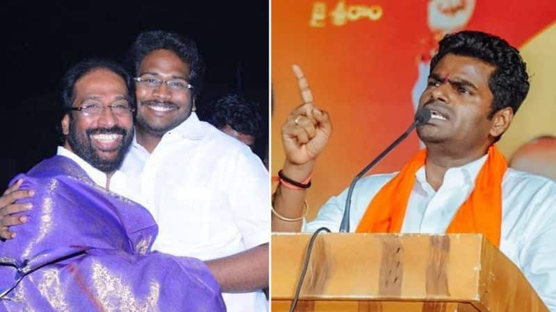 DMK MP Trichy Siva's son joins BJP .. TR Baalu comments on one line