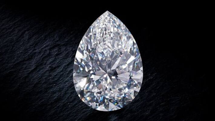 Largest white diamond ever The Rock to go up for auction on May 11 gcw Largest white diamond ever The Rock to go up for auction on May 11 gcw