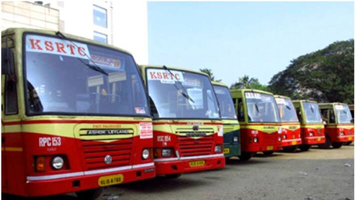 KSRTC Strike Protest against 12 hour single duty KSRTC Strike Protest against 12 hour single duty