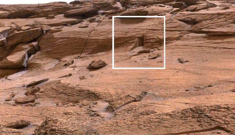 The doorway seen on Mars is not for aliens. Heres how it really formed
