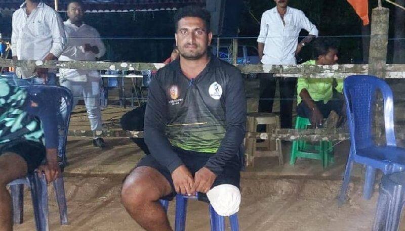 Meet Sushmanth Who Lost Leg But Not Spirit Organises Kabaddi Tournament in Shivamogga kvn