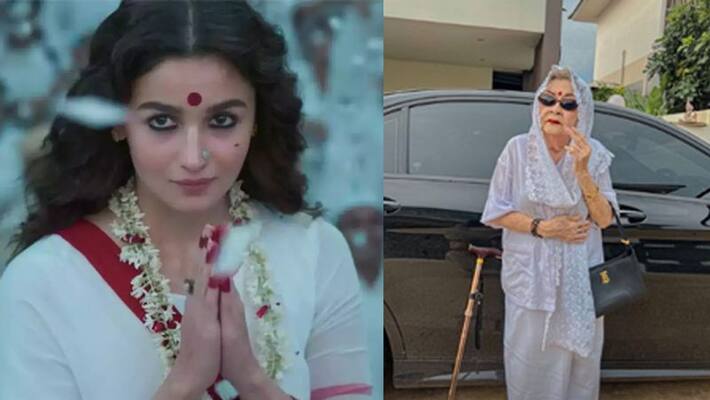 Elderly woman won Alia Bhatt's heart by copying Gangubai Kathiawadi, the actress said thank you Elderly woman won Alia Bhatt's heart by copying Gangubai Kathiawadi, the actress said thank you