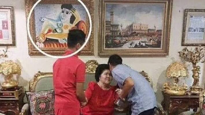 missing Picasso painting spotted in Imelda Marcos's house missing Picasso painting spotted in Imelda Marcos's house