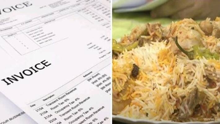 A government official in West Bengal was shocked to see that the price of biryani was estimated at Rs 3 lakh A government official in West Bengal was shocked to see that the price of biryani was estimated at Rs 3 lakh
