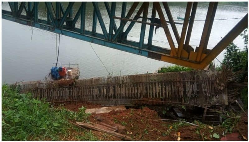 Bridge Under Construction Collapsed near Mukkam Two workers injured