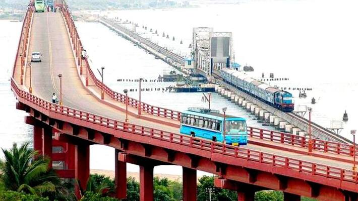 Rameswaram pamban bridge history Rameswaram pamban bridge history