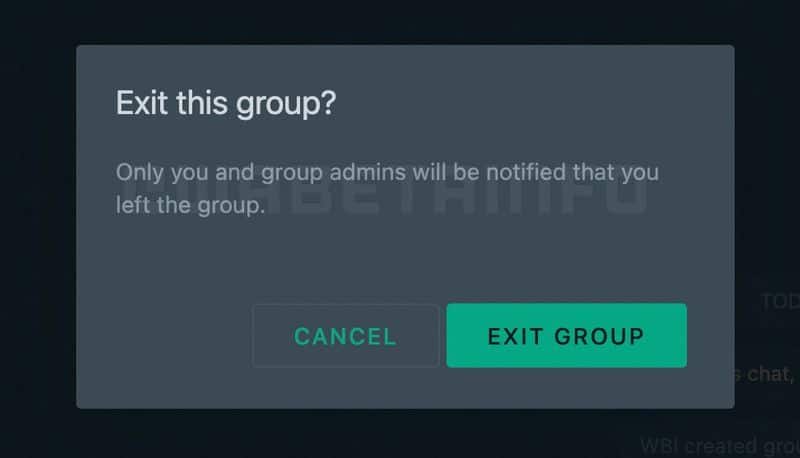 WhatsApp May let users exit groups silently new feature coming soon Wabetainfo report mnj 