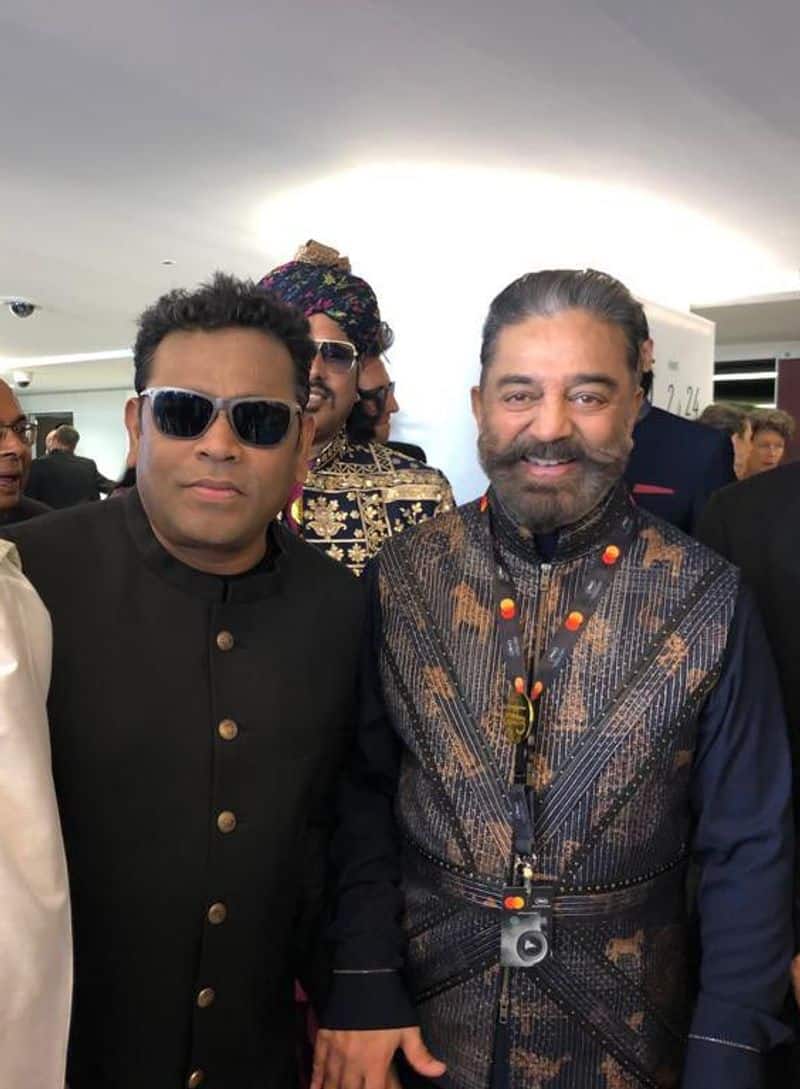 Actor Kamal haasan mass entry in cannes film festival 2022