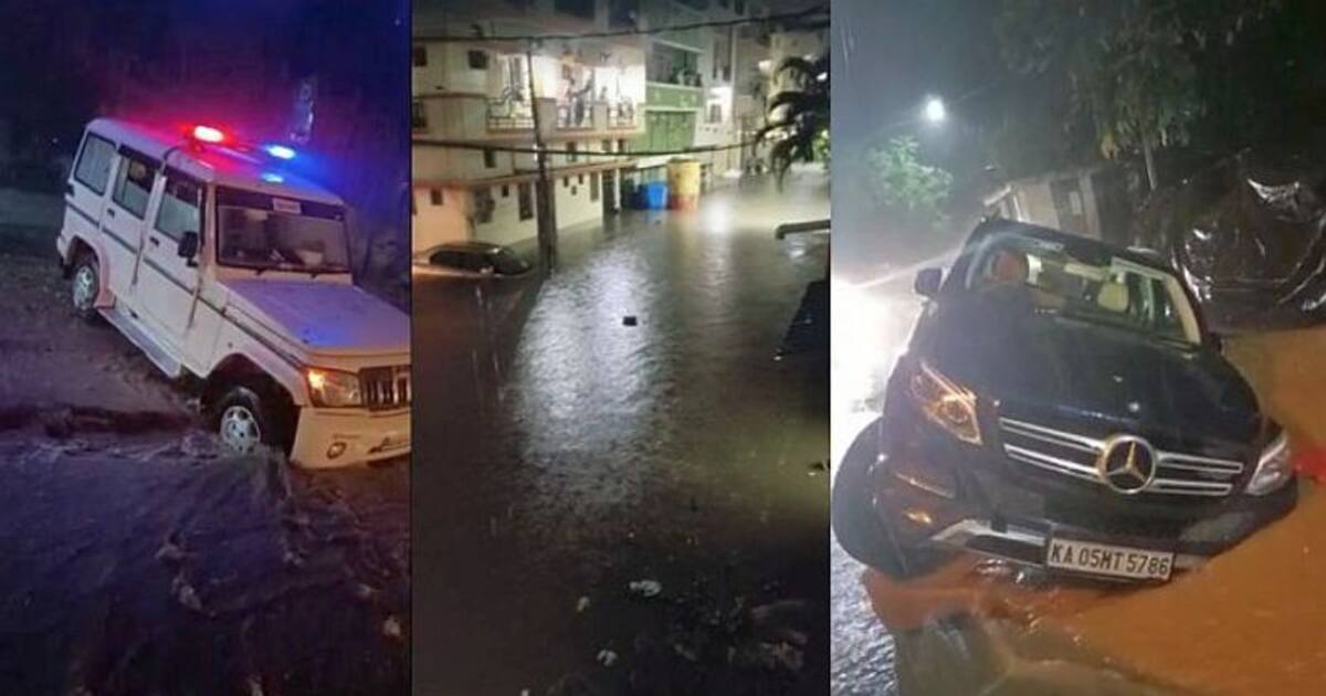 பெங்களூரை வெளுத்து வாங்கிய கனமழை... இருவர் உயிரிழப்பு...!