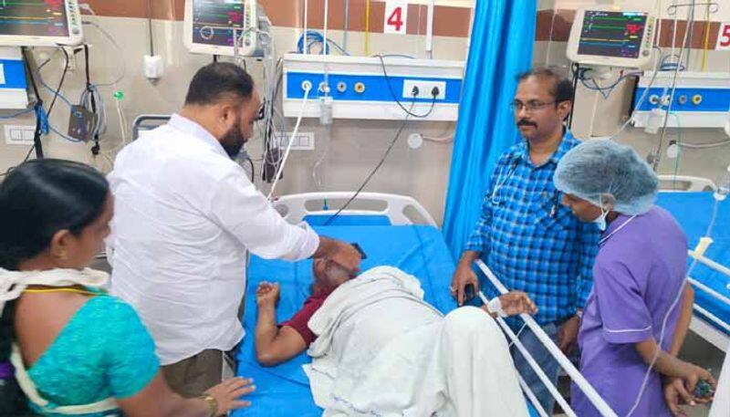 Vanajeevi Ramaiah Injured in Road Accident In Khammam District