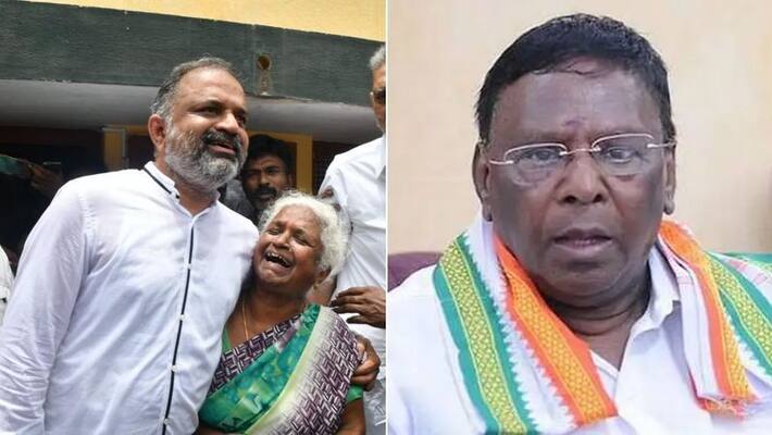 Former puducherry cm narayanasamy speech about perarivalan release controversy Former puducherry cm narayanasamy speech about perarivalan release controversy