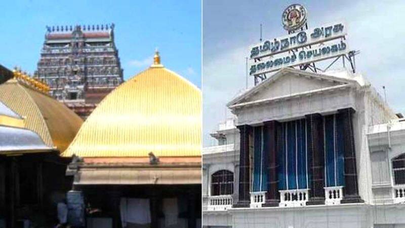 Chidambaram Natarajar Temple Hindu Charities Department is operating in violation of a court order