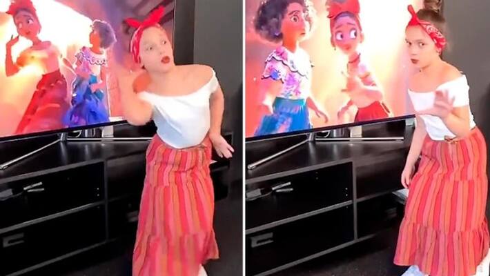 Watch Girl imitates Encanto movie's Dolores Madrigal moves; netizens amazed-tgy Watch Girl imitates Encanto movie's Dolores Madrigal moves; netizens amazed-tgy