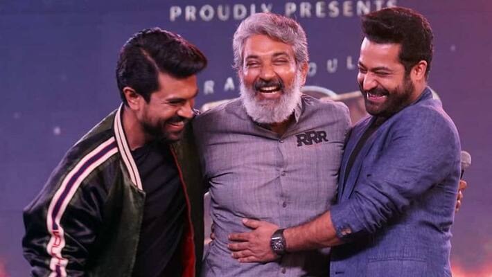 Ramcharan Junior Ntr and Rajamouli from RRR team are like to launch a RRR themed resturant AKA Ramcharan Junior Ntr and Rajamouli from RRR team are like to launch a RRR themed resturant AKA