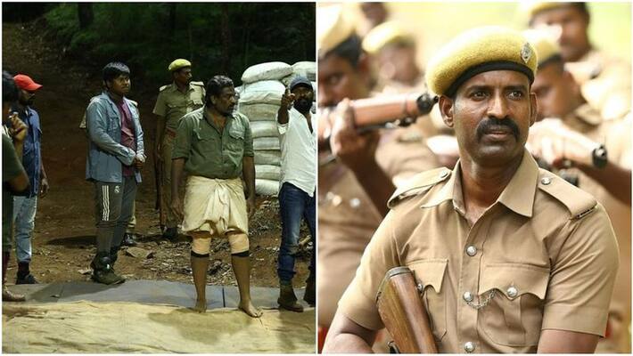 Shocking accident in vetrimaran direct viduthalai movie shooting spot Shocking accident in vetrimaran direct viduthalai movie shooting spot