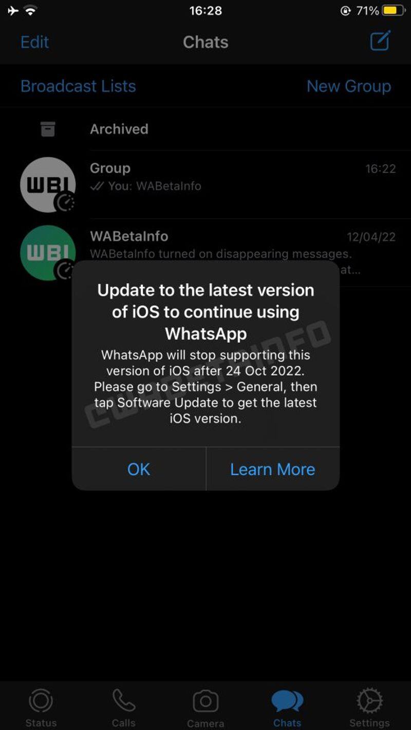 WhatsApp to discontinue support for iOS 10 and iOS 11