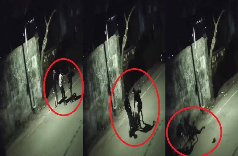 youth murder by 4 members at chennai and cctv footage gone viral