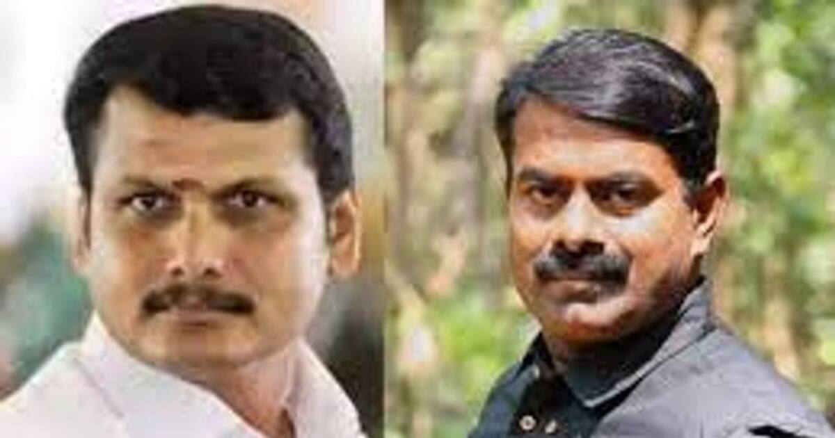 சீமான் வீட்டில் மின் தடை..ட்வீட்டரில் மோதிய சீமான் Vs அமைச்சர்..  மின் இணைப்பு எண் ஏன் தரல? அமைச்சர் தாக்கு..