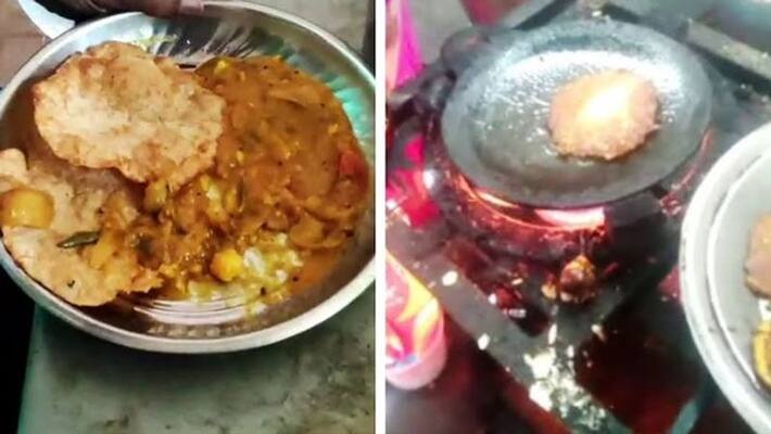 Puri vadai Omelette is selling at amma unavagam in madurai Puri vadai Omelette is selling at amma unavagam in madurai