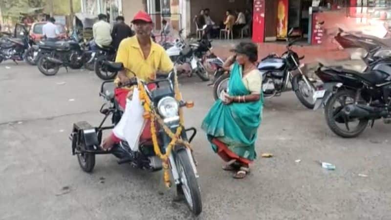 Madhya Pradesh Beggar Buys Moped Worth rs 90,000 After Wife Complains Of Backache