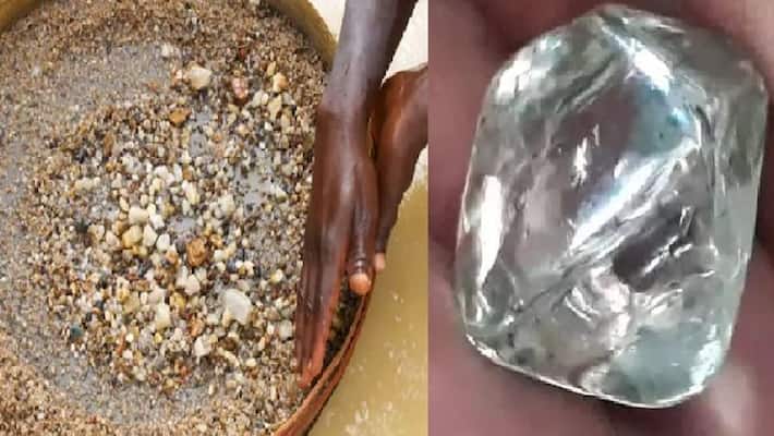 village lady finds coslty diamond in mine at madhya pradesh village lady finds coslty diamond in mine at madhya pradesh