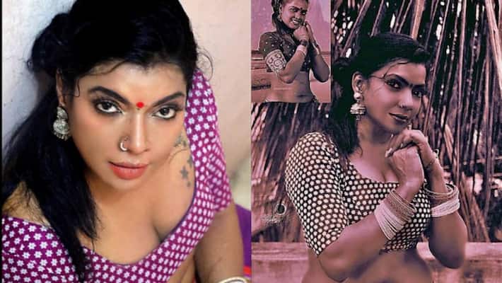 Kaajal Pasupathi makeup resembling Silk Smitha - Netizens are confused by looking at the photos Kaajal Pasupathi makeup resembling Silk Smitha - Netizens are confused by looking at the photos