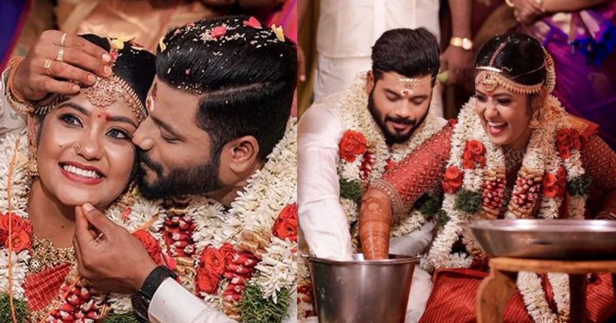 பாரதி கண்ணம்மா சீரியல் நடிகைக்கு பாடிபில்டர் உடன் திருமணம்! முத்தமழை பொழிந்த தம்பதிக்கு குவியும் வாழ்த்துக்கள்