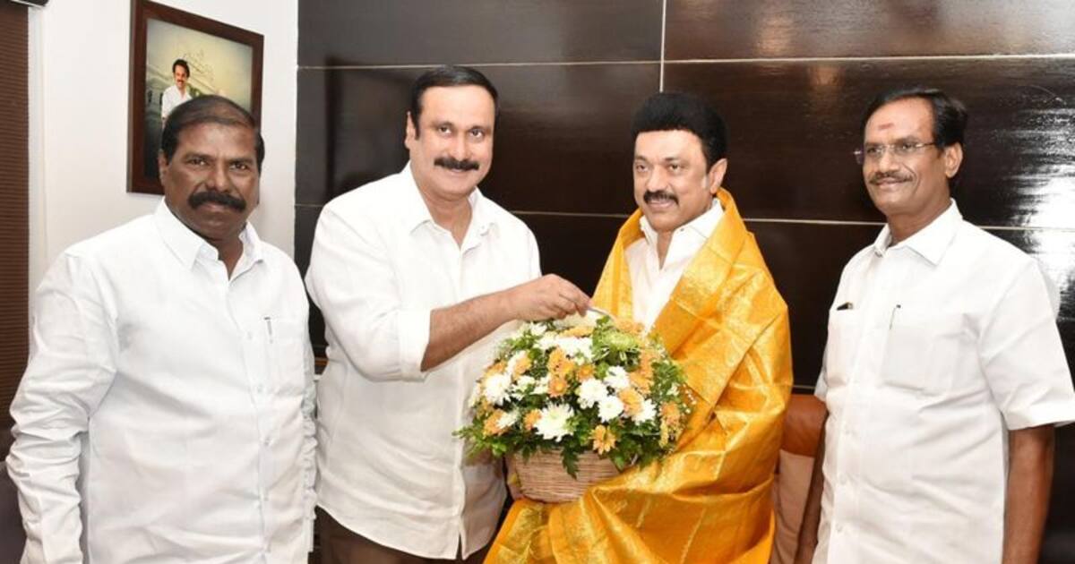 பாமக தலைவராக பொறுப்பேற்ற அன்புமணி..! திமுக தலைவர் ஸ்டாலினோடு திடீர் சந்திப்பு..