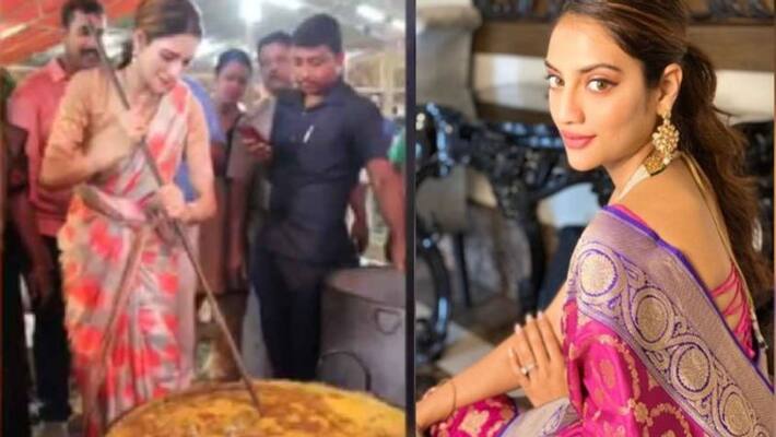 nusrat jahan Cooked khichuri at basirhat kali temple BRD nusrat jahan Cooked khichuri at basirhat kali temple BRD