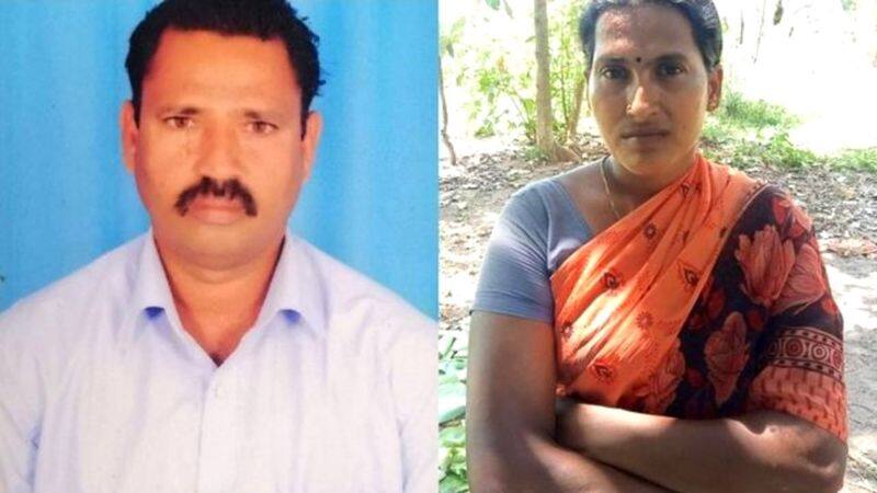 Police yesterday arrested the wife who killed her husband and buried him in a banana grove at Cuddalore
