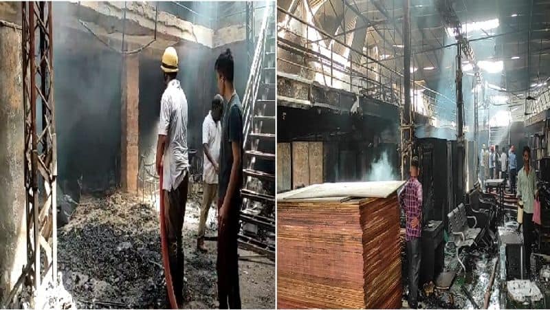 ajmer news fire accident in godown furniture and electronics worth crores destroyed sca