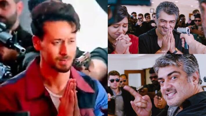 Heropanti 2 movie scene copied from Ajith's vedhalam Heropanti 2 movie scene copied from Ajith's vedhalam