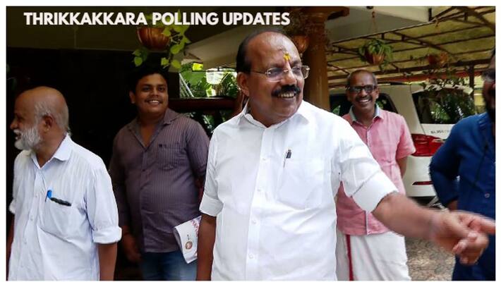 Thrikkakkara By Election A N Radhakrishnan And Police Face To Face Thrikkakkara By Election A N Radhakrishnan And Police Face To Face