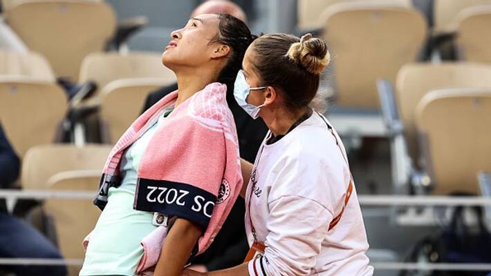 Wish I can be a man Chinas Qinwen Zheng as menstrual cramps crash her French Open dream Wish I can be a man Chinas Qinwen Zheng as menstrual cramps crash her French Open dream
