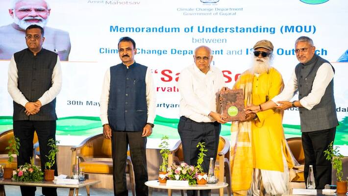 gujarat becomes first indian state to sign mou with sadhgurus isha outreach to save soil gujarat becomes first indian state to sign mou with sadhgurus isha outreach to save soil