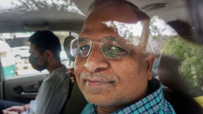 Money laundering case: 12 officials posted at AAP leader Satyendar Jain's Tihar jail cell transferred AJR Money laundering case: 12 officials posted at AAP leader Satyendar Jain's Tihar jail cell transferred AJR