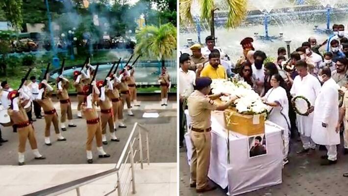 Gun Salute to Singer KK in Rabindra Sadan Mamata Banerjee pays homage too BRD Gun Salute to Singer KK in Rabindra Sadan Mamata Banerjee pays homage too BRD