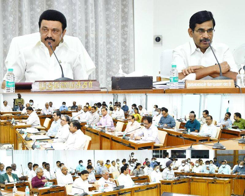 Chief Minister MK Stalin told a meeting of government officials that there was a delay in the release of the GO for government projects