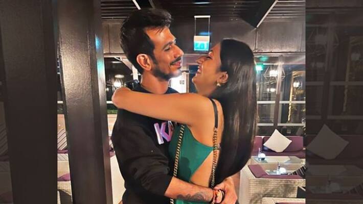 Indian cricketer Yuzvendra Chahal share a romantic video with his wife Dhanashree verma spb Indian cricketer Yuzvendra Chahal share a romantic video with his wife Dhanashree verma spb