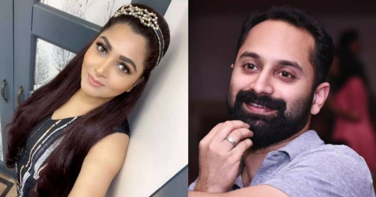 Kushboo Flying kiss Fahadh: பகத் பாசிலுக்கு  ஃபிளையிங் கிஸ் கொடுத்த குஷ்பு...பொது மேடையில் பரபரப்பு பேட்டி ...