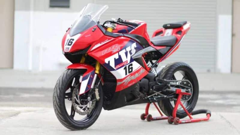 TVS Apache RR 310 Race Bike Clocks A 201.2 Kmph Top Speed At TVS Asia One Make Championship