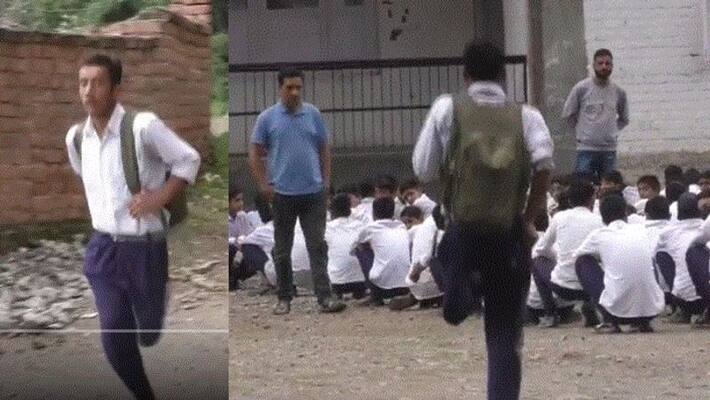 Viral Video Daily School tour of Jammu and Kashmir boy by walking 2 KM on one foot RTB Viral Video Daily School tour of Jammu and Kashmir boy by walking 2 KM on one foot RTB