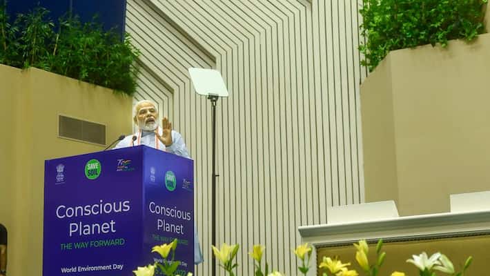 Policies over last 8 years sought to protect environment, says PM Modi bpsb Policies over last 8 years sought to protect environment, says PM Modi bpsb