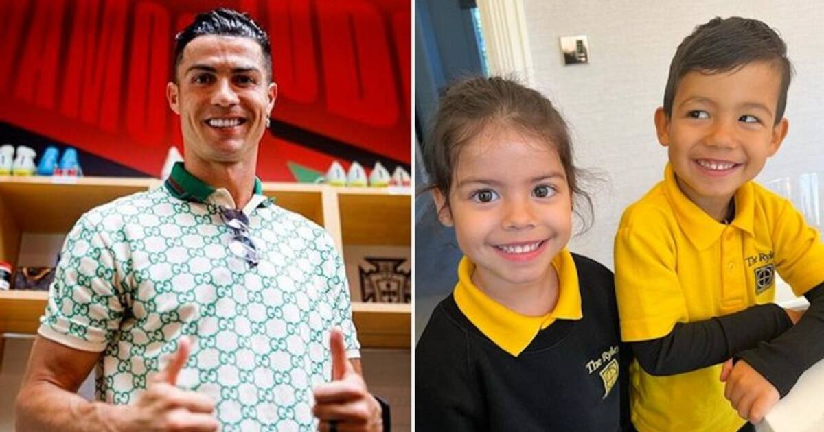Os desejos de aniversário do astro do Man United Ronaldo para seus gêmeos vão derreter seus corações